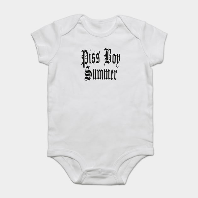 Piss Boy Summer Baby Bodysuit by Jim and Them